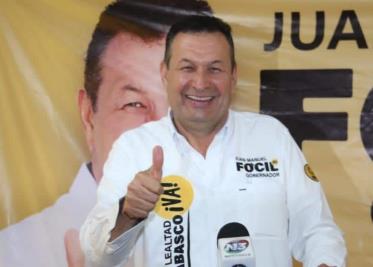 Tabasqueños no apoyan el PRI y PAN; Juan Manuel Fócil
