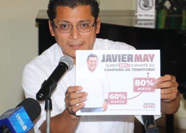 El vocero de Javier May comento sobre crecimiento del candidato en las encuestas