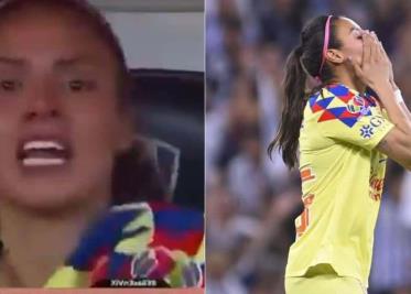 Karen Luna, jugadora del América, explota contra camarógrafo de TUDN tras derrota contra Rayadas