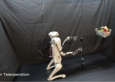 LocoMan: robot con forma de perro que puede pararse en dos patas y manipular objetos