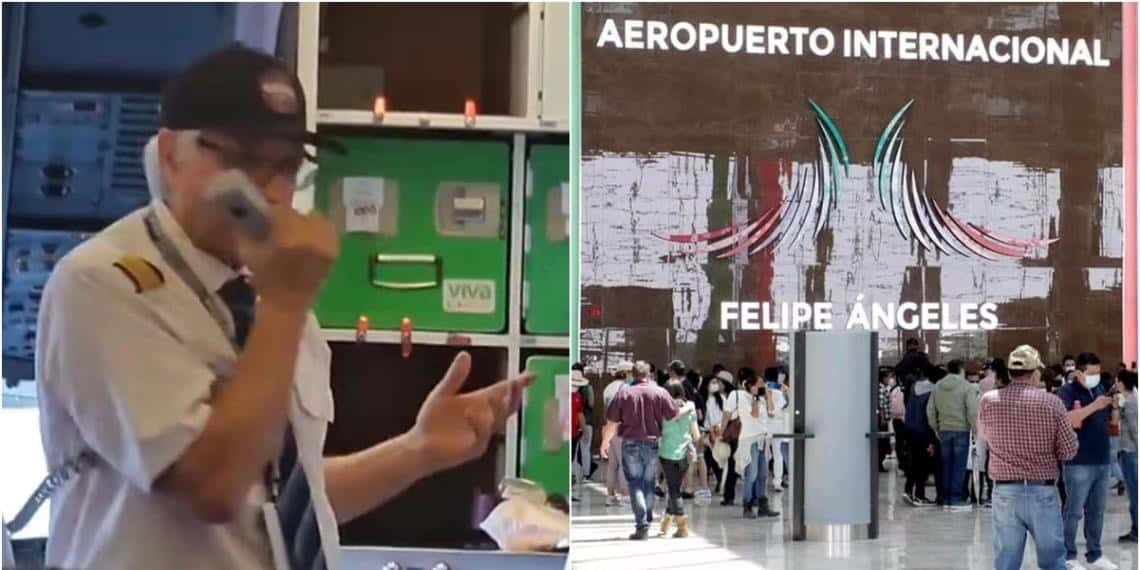 Piloto de Viva Aerobus llama chaifa al AIFA y video se viraliza; aerolínea no se pronuncia