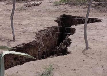 Se abre la tierra en Tula, Tamaulipas; grietas alcanzan hasta 6 km de largo