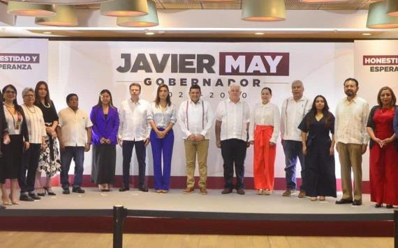 Javier May Rodríguez, dio a conocer a los integrantes de su gabinete