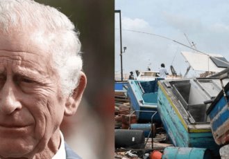 Rey Carlos III envía sus más sentidas condolencias a los afectados por el huracán Beryl
