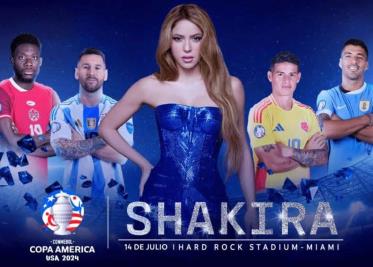 Shakira actuará en el medio tiempo de la final de la Copa América 2024