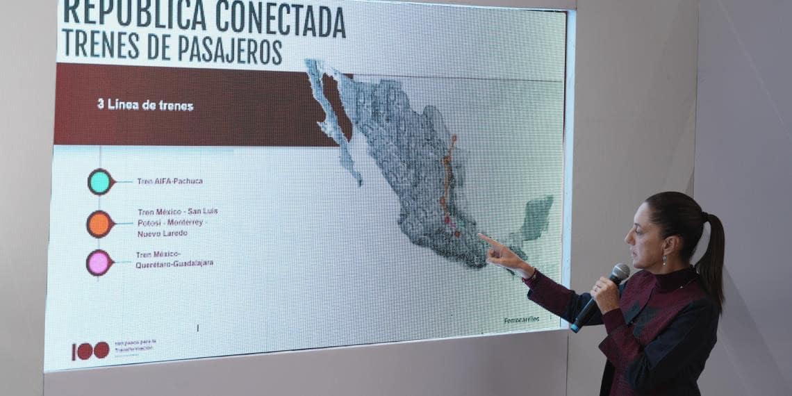 Conectividad Ferroviaria: Las nuevas rutas de trenes en el Gobierno de Sheinbaum