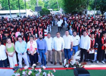 Realizan ceremonia de Graduación de la generación 2021-2024 del Colegio de Bachilleres De Tabasco Plantel #3 en Comalcalco