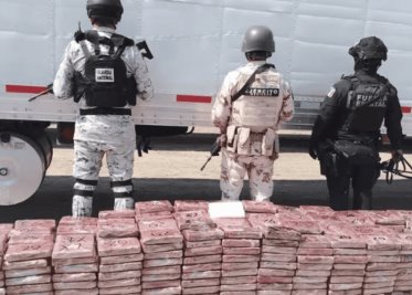 Decomisan casi media tonelada de cocaína en Tijuana