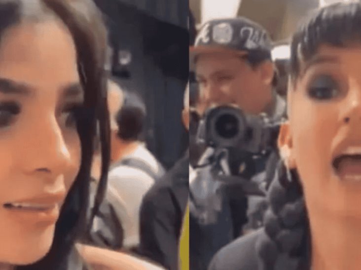 Hija de Niurka empuja a Karely Ruiz durante premiación de MTV