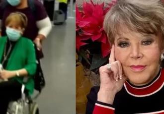 Lolita Ayala es vista en silla de ruedas y con tanque de oxígeno; explica cuál es su estado de salud