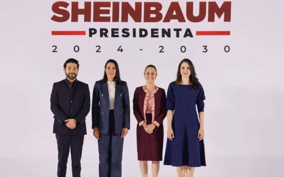 Claudia Sheinbaum presenta los proximos titulares de Cultura, Turismo y Trabajo