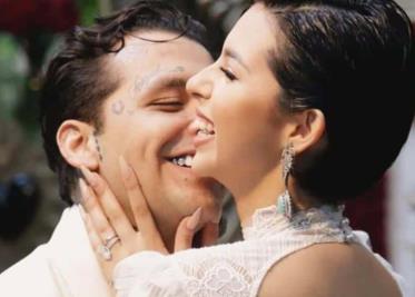 Filtran nuevo video de la boda de Christian Nodal y Ángela Aguilar, así fue la ceremonia