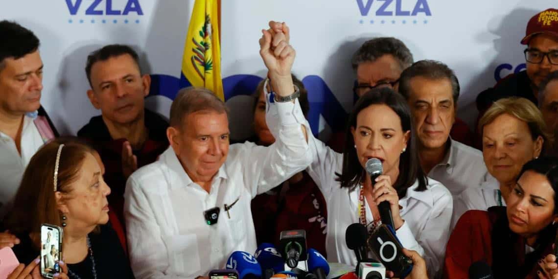 Hay pruebas para demostrar la victoria de Edmundo González en Venezuela: María Corina Machado