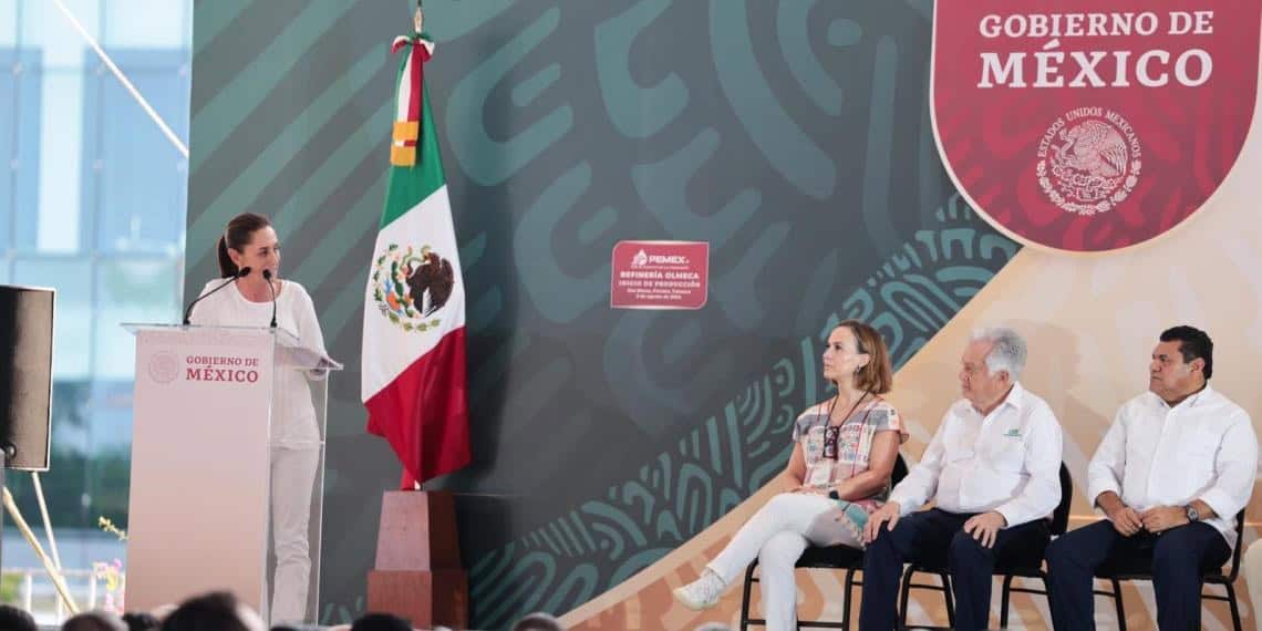 Inicio de la producción de la Refinería Olmeca en Paraíso, Tabasco