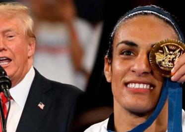 Donald Trump ataca a la boxeadora olímpica Imane Khelif y critica a Kamala Harris por su postura sobre el deporte femenino