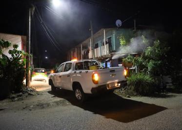 Inicia programa de nebulización contra el dengue en comunidades de Centro