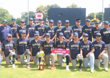 Nuevo León logró el tercer lugar del Campeonato Nacional de Béisbol 15-16 años