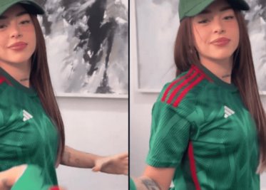 Nicki Nicole besa la playera de la selección mexicana en video