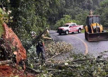 Francine provoca derrumbes en Puebla; se prevén fuertes lluvias