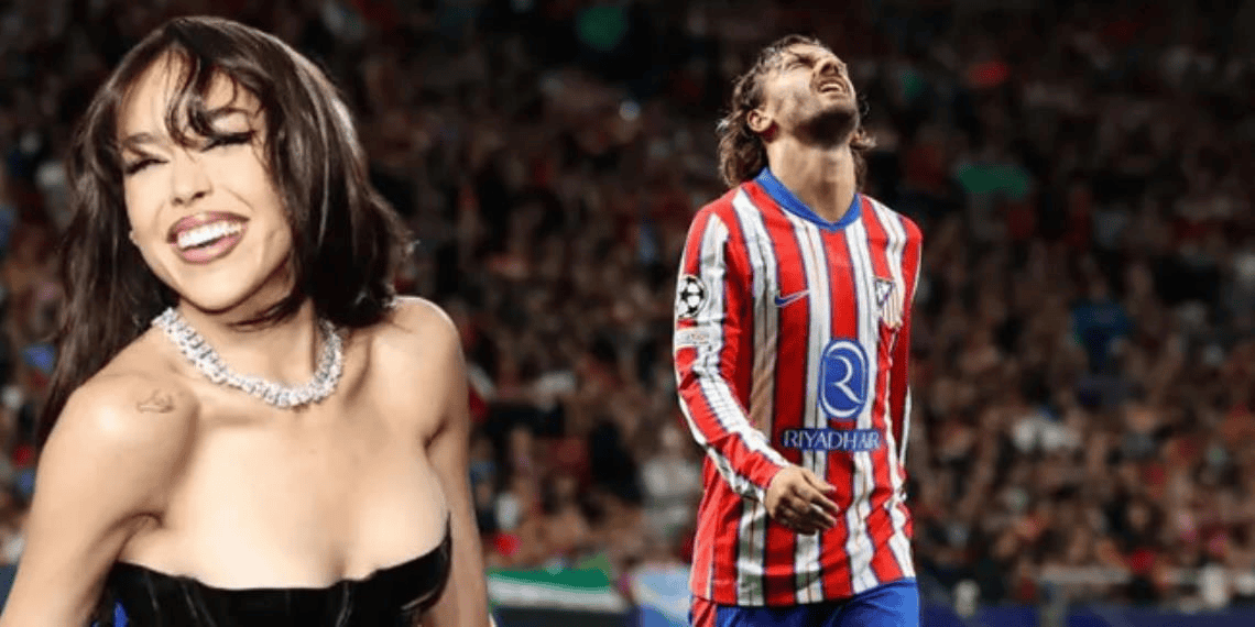 ¿Es Merengue? Atlético de Madrid habría cancelado presentación de Danna Paola en el derbi por esta razón
