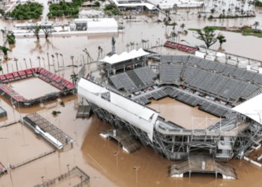 ¿Abierto Mexicano de Tenis en peligro? Arena GNP bajo el agua tras huracán John, como todo Acapulco