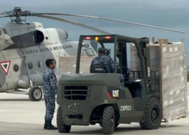 Sedena y Guardia Nacional envian víveres a afectados en Acapulco por huracán John