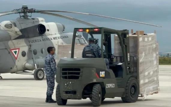 Sedena y Guardia Nacional envian víveres a afectados en Acapulco por huracán John