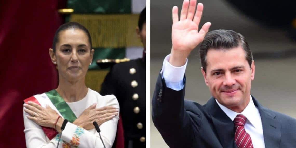 Peña Nieto envía mensaje de felicitación a Claudia Sheinbaum