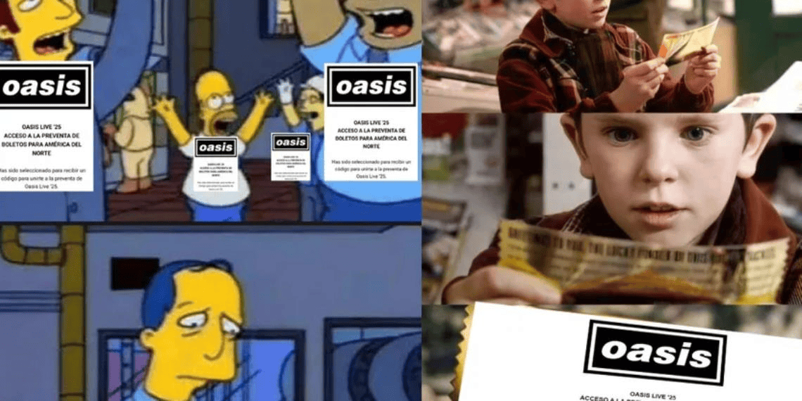 Estos son los mejores MEMES por la preventa de Oasis en México y el 