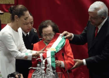 Falleció la maestra Ifigenia Martínez, a 4 días de entregar la banda presidencial a Claudia Sheinbaum