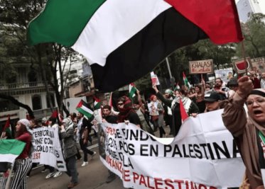 Mexicanos piden a Sheinbaum romper relaciones con Israel, a un año de la guerra en Gaza