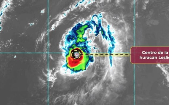 Conagua confirma que Leslie ya es huracán categoría 1: esta es su trayectoria y velocidad