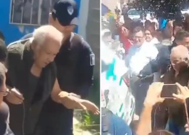 Rescatan a menor que fue retenida por adulto mayor en SLP; vecinos querían linchar al hombre