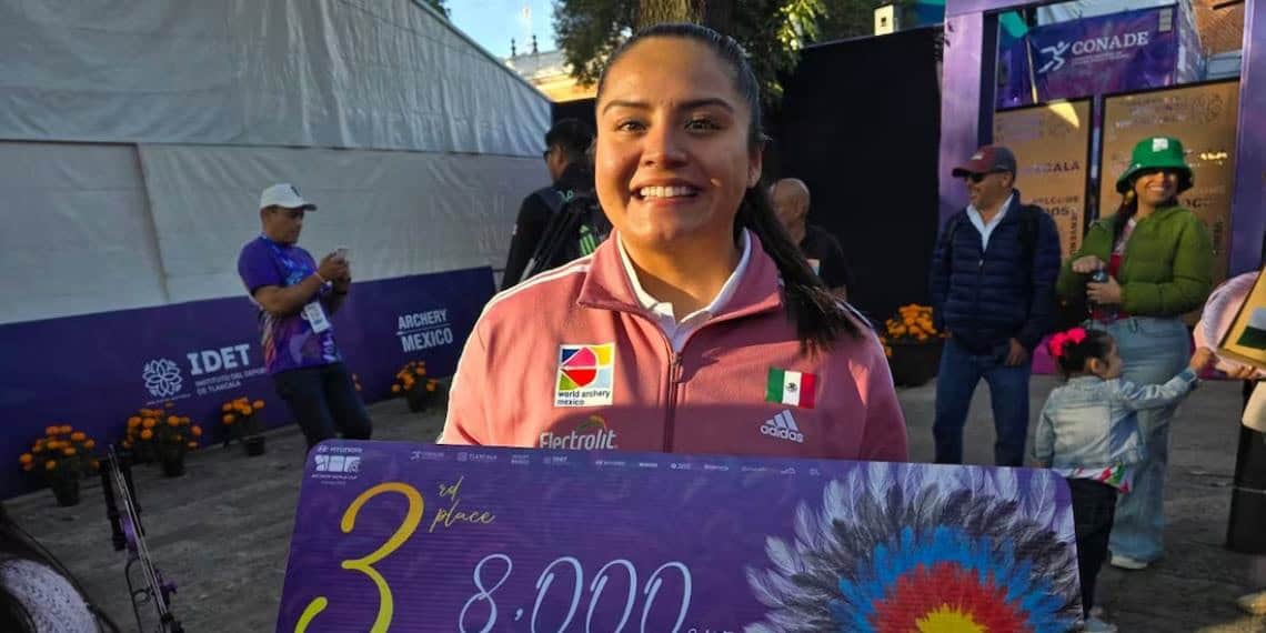 La mexicana Dafne Quintero gana el tercer puesto en la Final de la Copa del Mundo de Tiro con Arco
