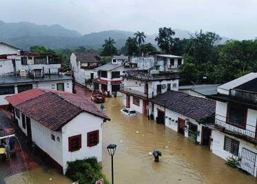 Pueblo Mágico de Tapijulapa sufre desborde de ríos