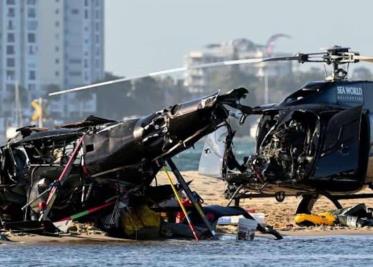 Choque de helicóptero con torre de radio dejó 4 muertos, entre ellos un niño, en Houston