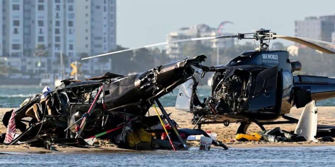 Choque de helicóptero con torre de radio dejó 4 muertos, entre ellos un niño, en Houston