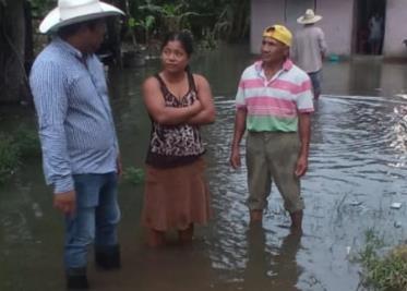 Supervisa Gobierno Municipal Afectaciones por lluvia en Nacajuca