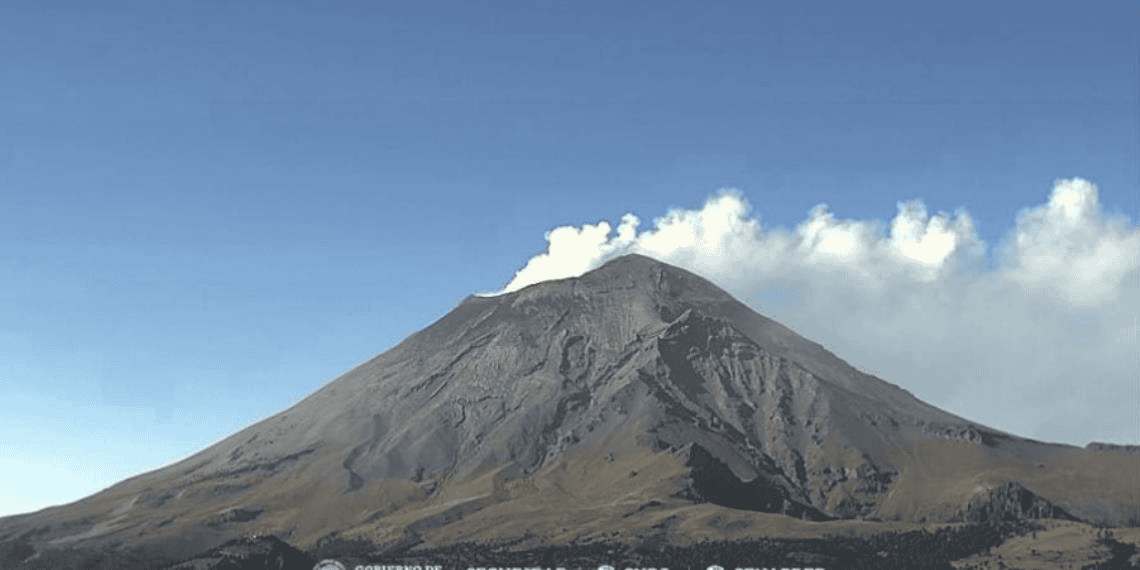 Popocatépetl se mantiene en alerta amarilla fase 2