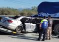 Muere un hombre tras chocar contra plataforma de  un tráiler en Pesquería, Nuevo léon