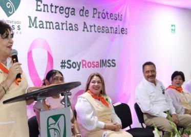 Suma Voluntariado del IMSS entrega de 23 mil prótesis mamarias a pacientes con cáncer de mama en Tabasco