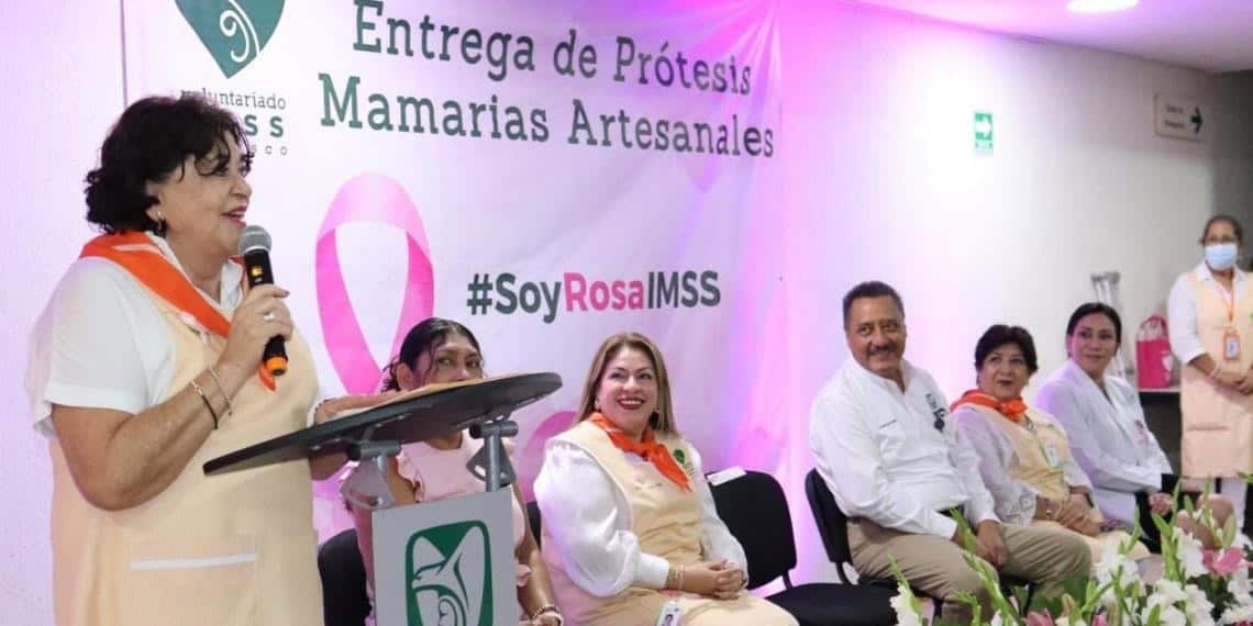 Suma Voluntariado del IMSS entrega de 23 mil prótesis mamarias a pacientes con cáncer de mama en Tabasco