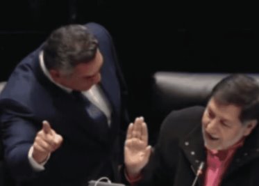 Fernández Noroña explota contra Marko Cortés en el Senado