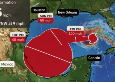 Previene Protección Civil por posible acercamiento de huracán "Rafael" a las costas de Tabasco